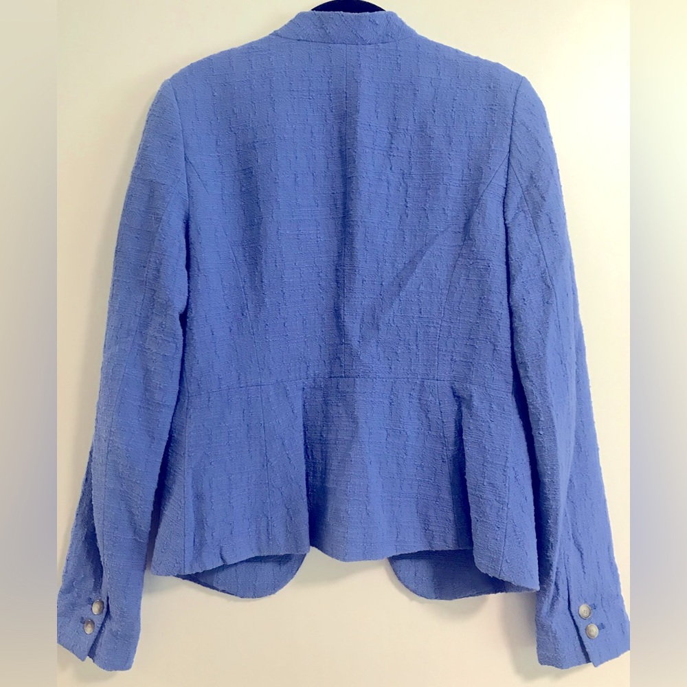 Ann Taylor Loft Blue Blazer Size 4 Tall - Picture 4 of 4